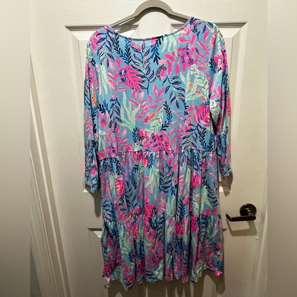 Lilly Pulitzer Geanna swing dress in print you’ve been spotted. - Picture 2 of 2